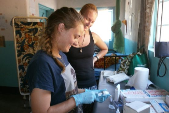 Sarah Ball interning in Malawi