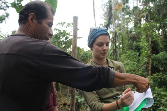 Alice hamer on the Environmental Internship in Ecuador
