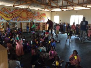 Volunteer Teaching in a School in Kenya