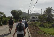 Botond on the Marine conservation project in st Eustatius