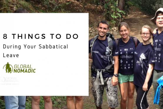 8 Things To Do During Your Sabbatical Leave